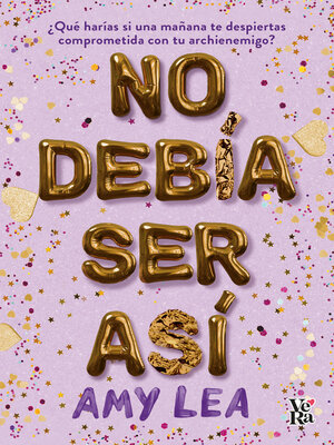 cover image of No debía ser así
